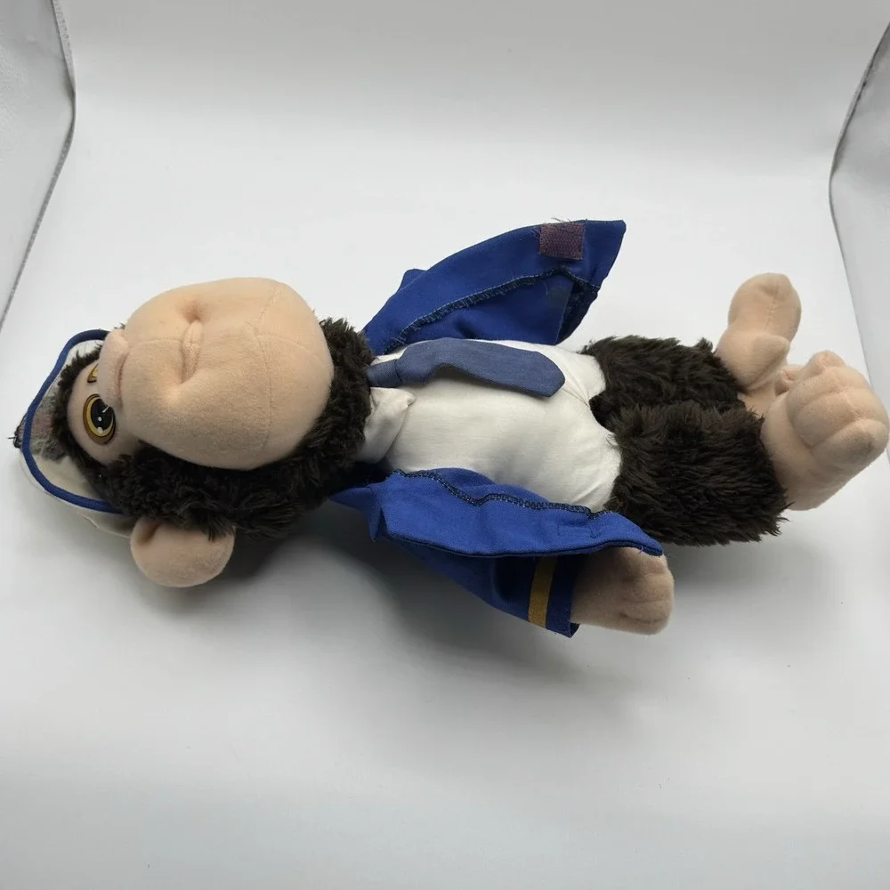 Vintage 1987 Bubbles Chimp Plush Hobson's Ice Cream Michael Jackson Monkey Toy